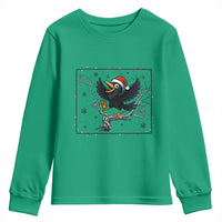 Funny Christmas Raven Lovers Youth Sweatshirt F Caw F Joke Gift - Wonder Print Shop