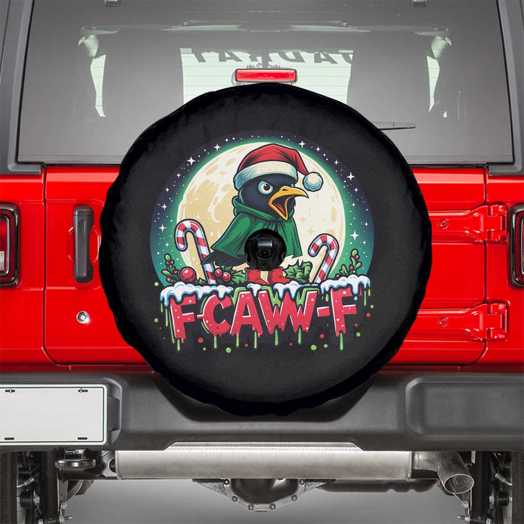 Funny F Caw F Raven Joke Spare Tire Cover Holiday Gift - Wonder Print Shop
