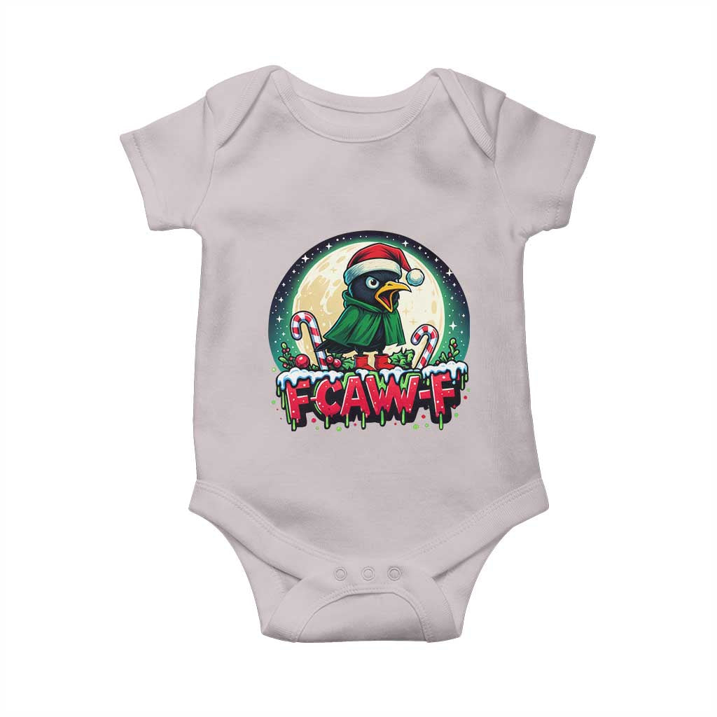 Funny F Caw F Raven Joke Baby Onesie Holiday Gift - Wonder Print Shop