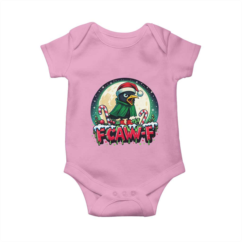 Funny F Caw F Raven Joke Baby Onesie Holiday Gift - Wonder Print Shop