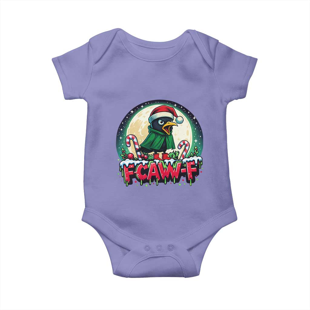 Funny F Caw F Raven Joke Baby Onesie Holiday Gift - Wonder Print Shop