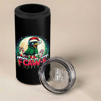 Funny F Caw F Raven Joke 4 in 1 Can Cooler Tumbler Holiday Gift - Wonder Print Shop