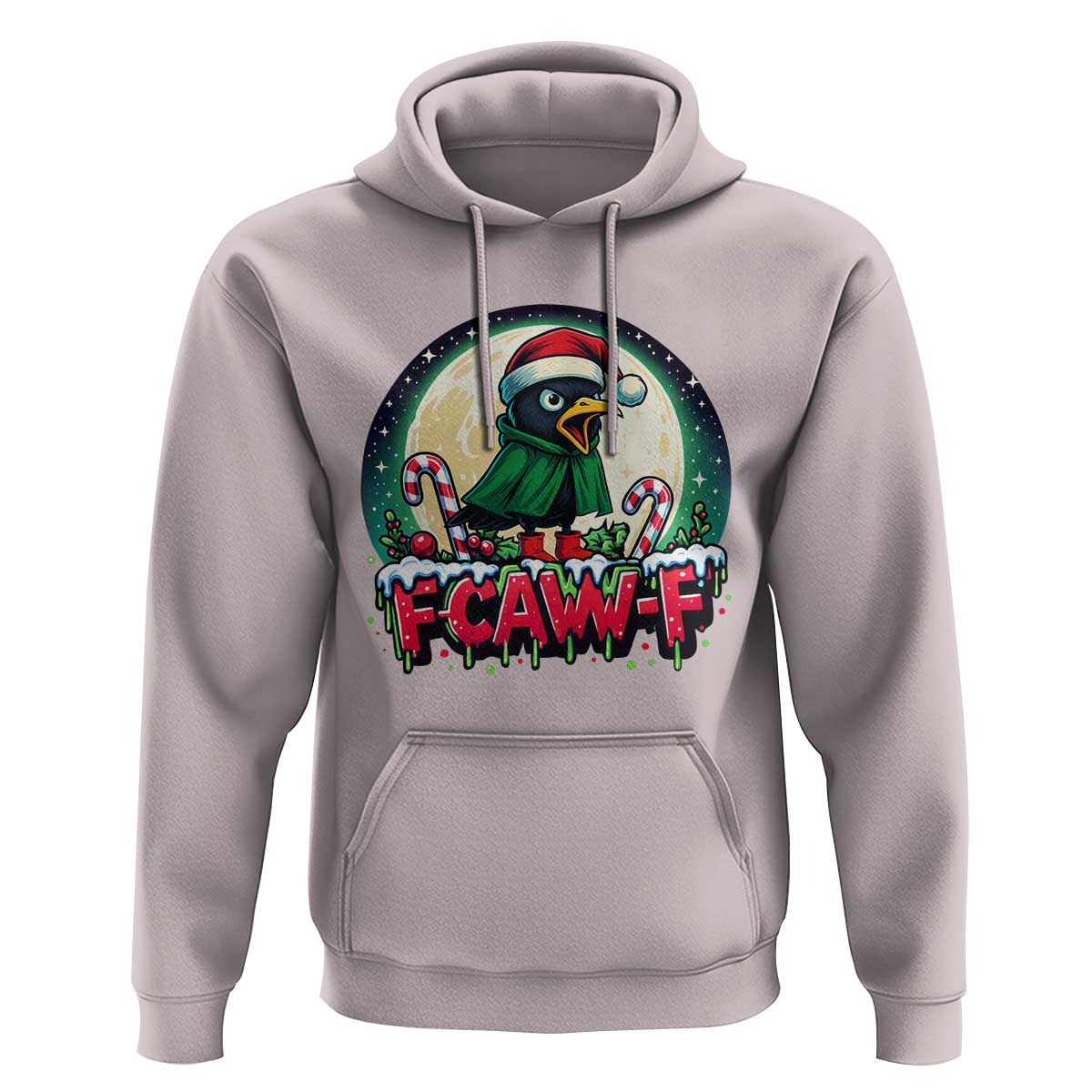 Funny F Caw F Raven Joke Hoodie Holiday Gift - Wonder Print Shop