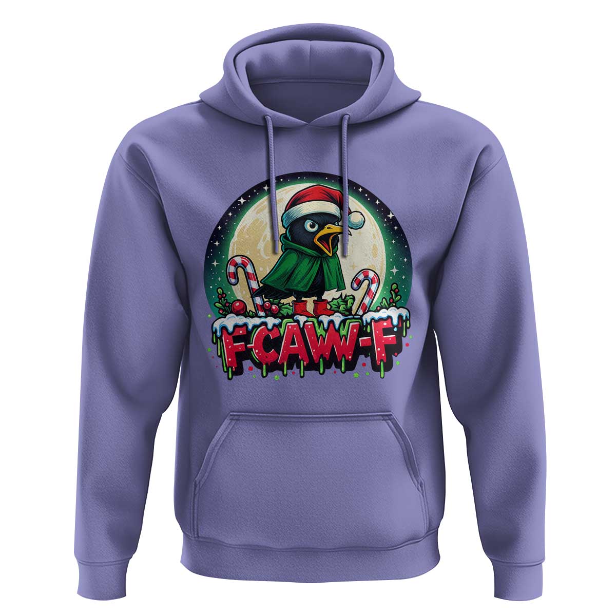 Funny F Caw F Raven Joke Hoodie Holiday Gift - Wonder Print Shop