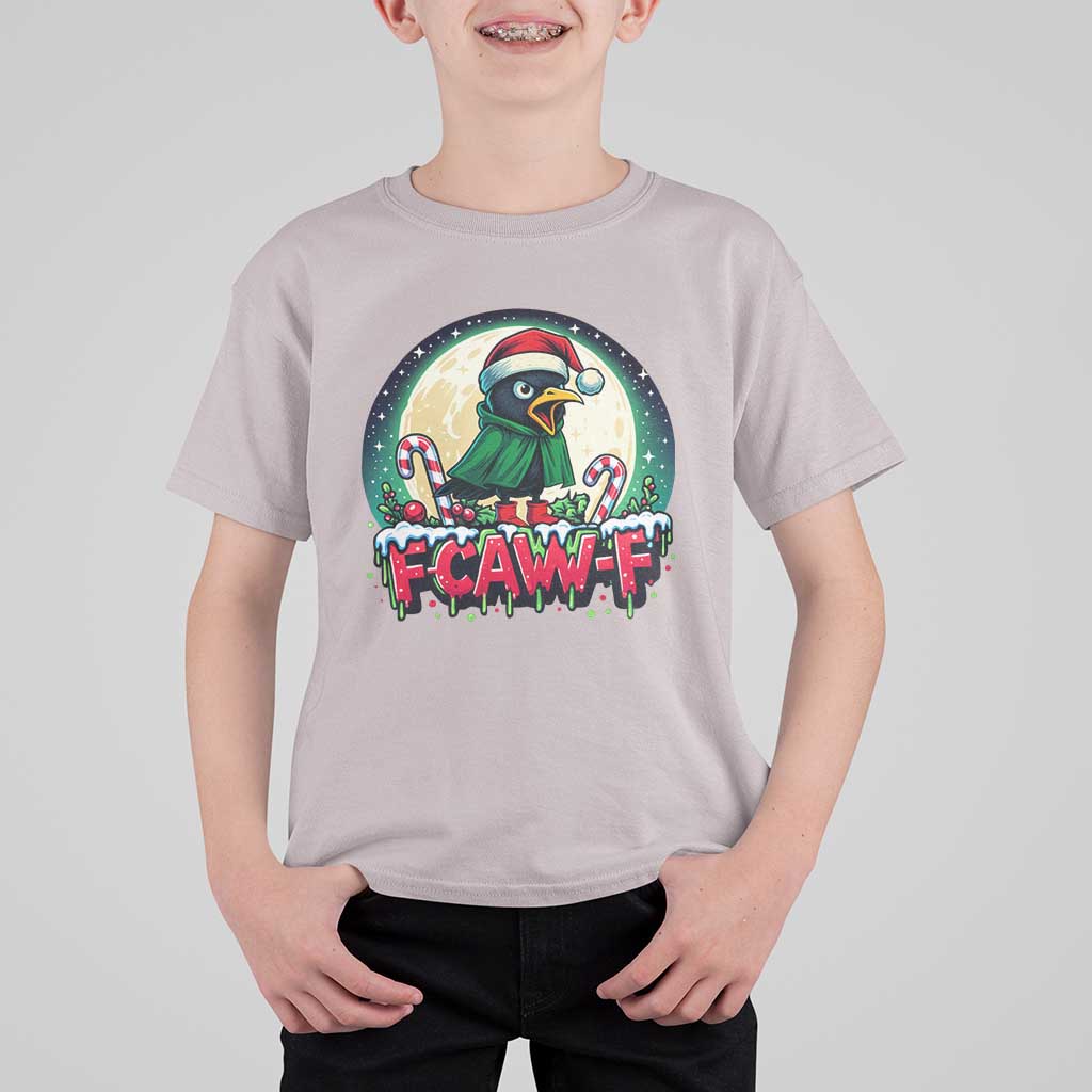 Funny F Caw F Raven Joke T Shirt For Kid Holiday Gift - Wonder Print Shop