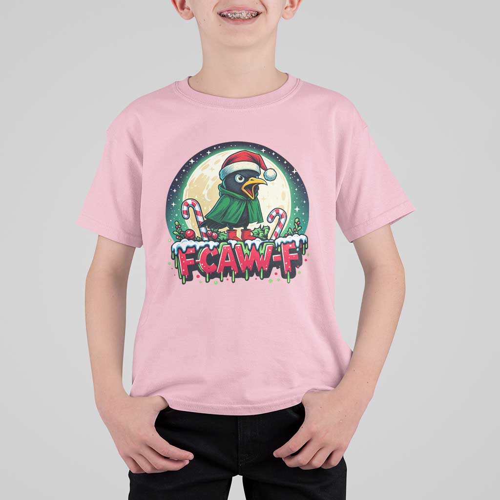 Funny F Caw F Raven Joke T Shirt For Kid Holiday Gift - Wonder Print Shop