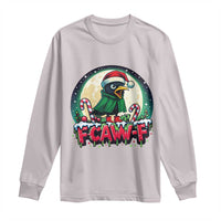 Funny F Caw F Raven Joke Long Sleeve Shirt Holiday Gift - Wonder Print Shop