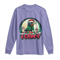 Funny F Caw F Raven Joke Long Sleeve Shirt Holiday Gift - Wonder Print Shop