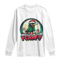 Funny F Caw F Raven Joke Long Sleeve Shirt Holiday Gift - Wonder Print Shop