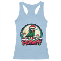 Funny F Caw F Raven Joke Racerback Tank Top Holiday Gift - Wonder Print Shop