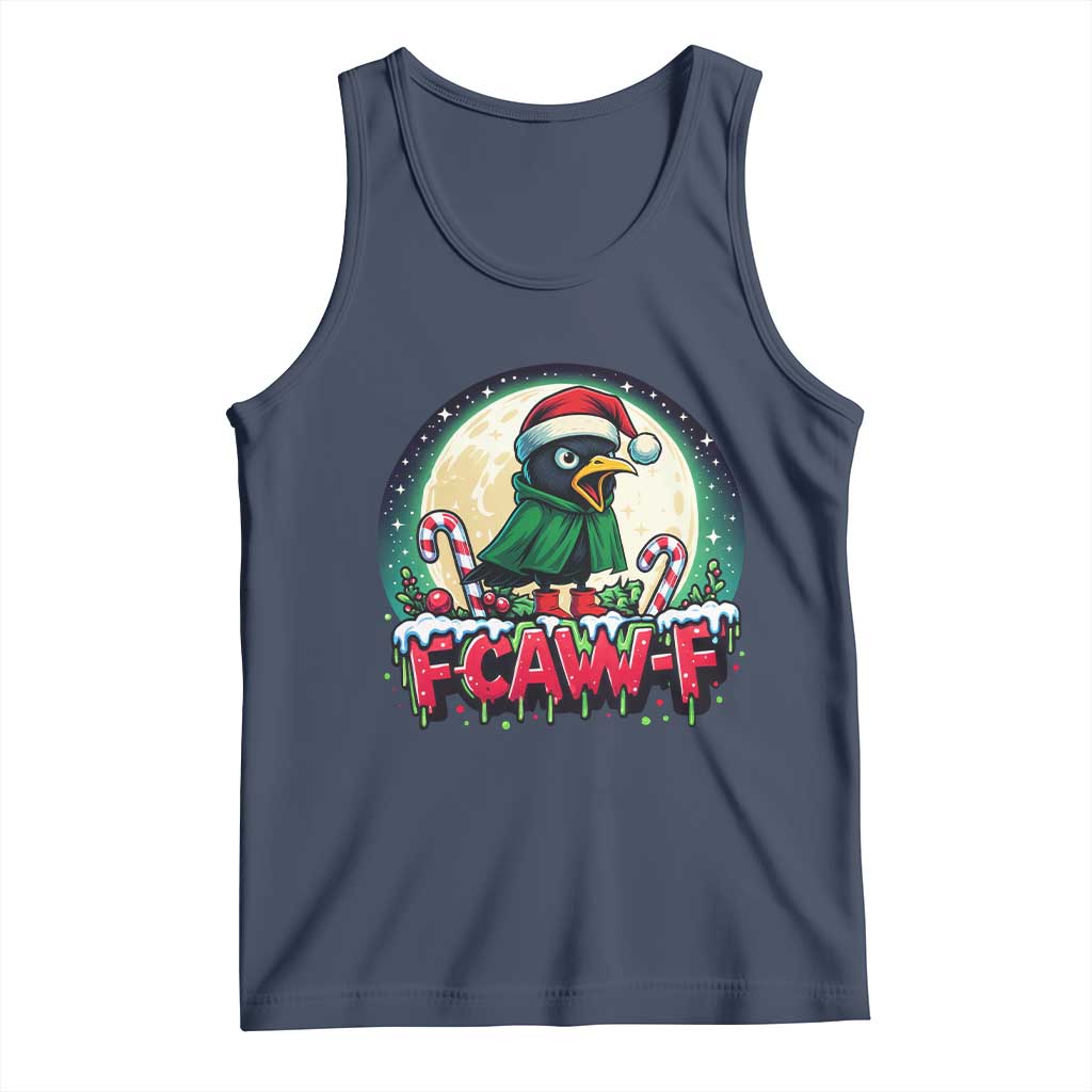 Funny F Caw F Raven Joke Tank Top Holiday Gift - Wonder Print Shop