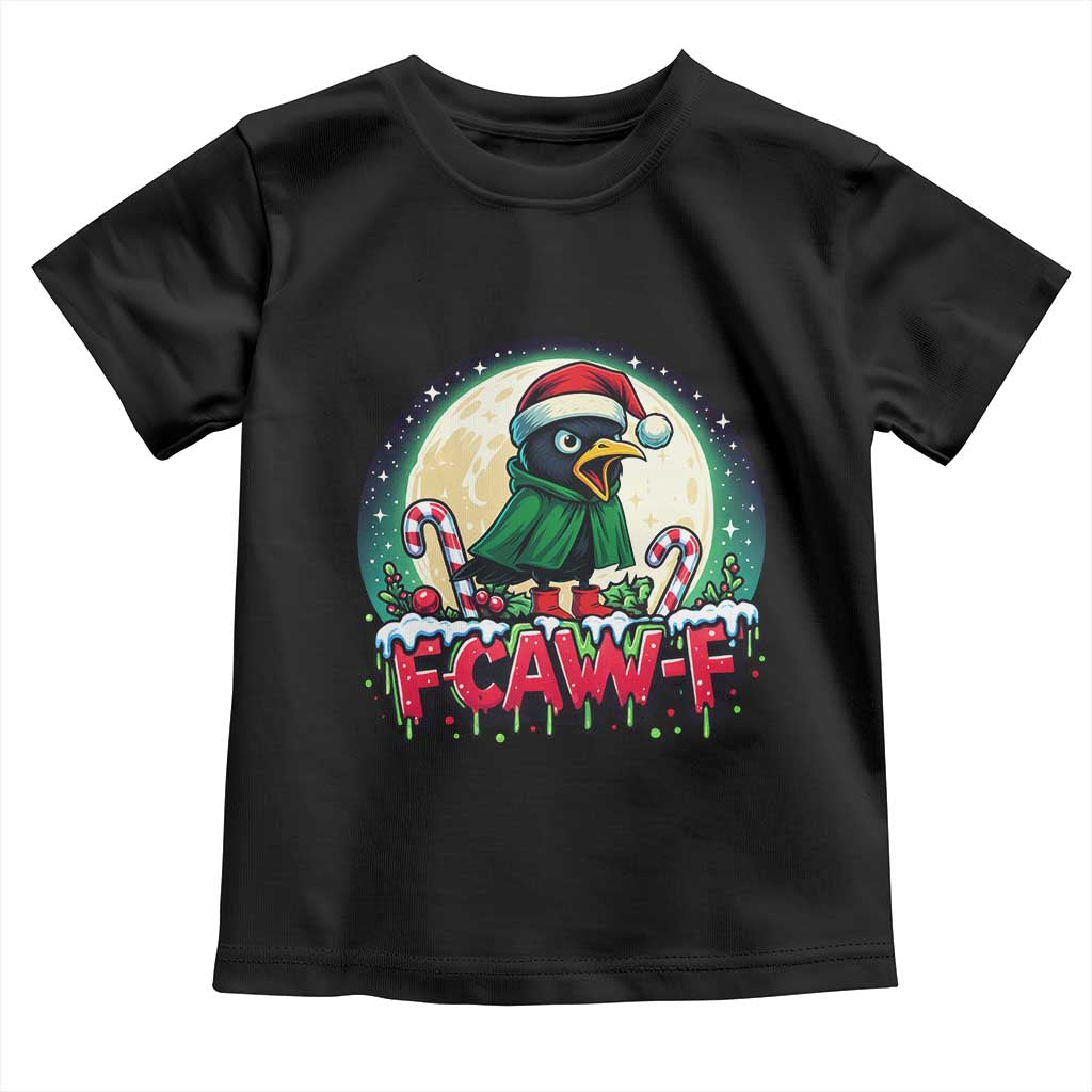 Funny F Caw F Raven Joke Toddler T Shirt Holiday Gift - Wonder Print Shop
