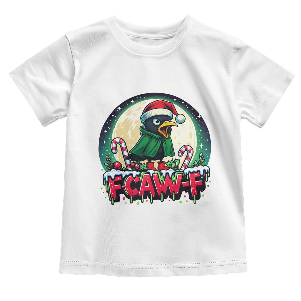 Funny F Caw F Raven Joke Toddler T Shirt Holiday Gift - Wonder Print Shop