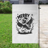 Merry F Caw F Christmas Raven Garden Flag Funny Holiday Gift - Wonder Print Shop