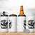 Merry F Caw F Christmas Raven 4 in 1 Can Cooler Tumbler Funny Holiday Gift - Wonder Print Shop