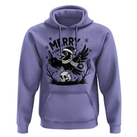 Merry F Caw F Christmas Raven Hoodie Funny Holiday Gift - Wonder Print Shop