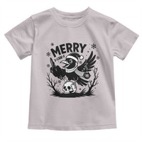 Merry F Caw F Christmas Raven Toddler T Shirt Funny Holiday Gift - Wonder Print Shop
