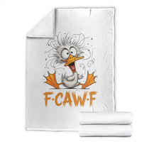 F Quack F Duck Lover Throw Blanket Funny Farm Gift - Wonder Print Shop