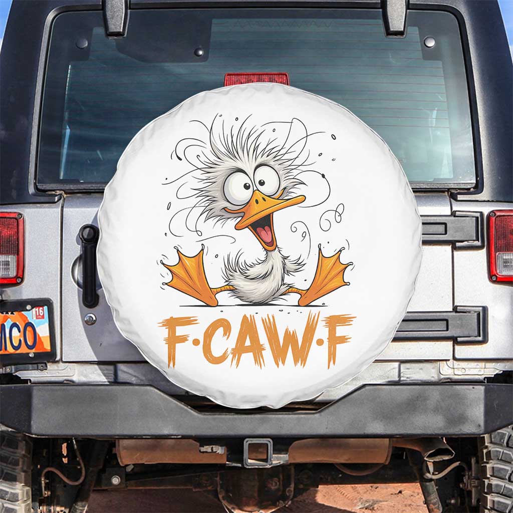 F Quack F Duck Lover Spare Tire Cover Funny Farm Gift - Wonder Print Shop