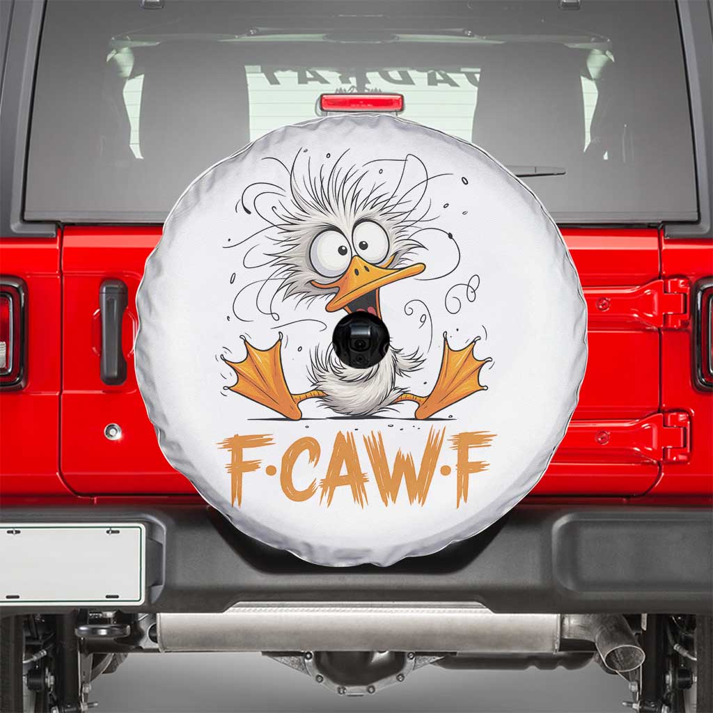 F Quack F Duck Lover Spare Tire Cover Funny Farm Gift - Wonder Print Shop