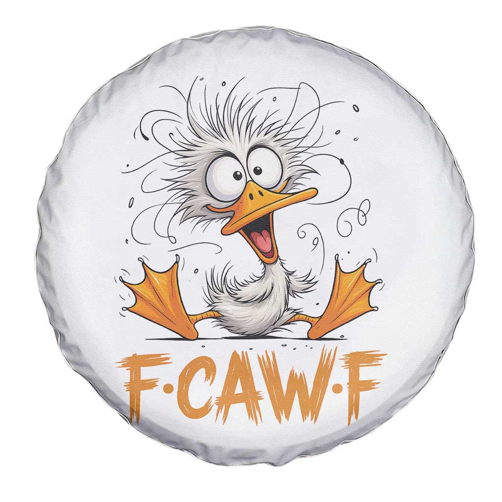 F Quack F Duck Lover Spare Tire Cover Funny Farm Gift - Wonder Print Shop