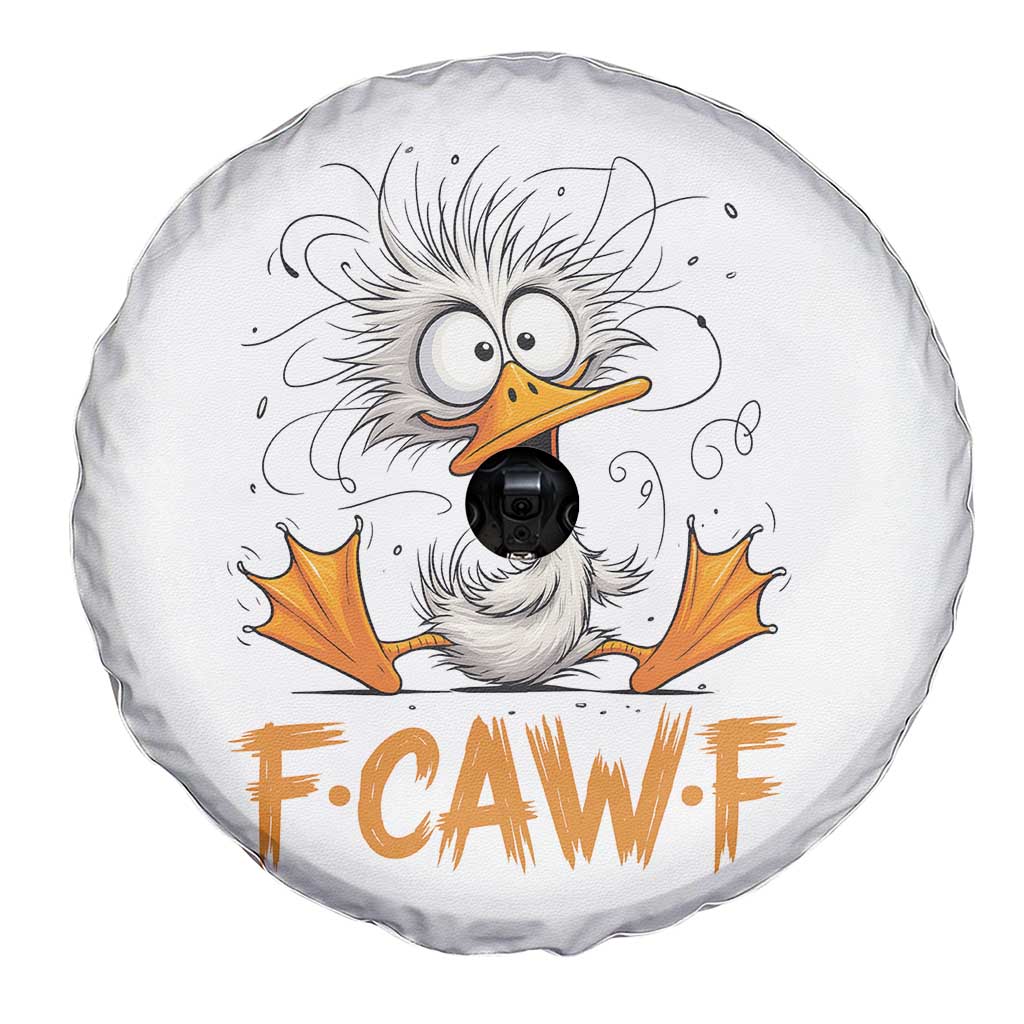 F Quack F Duck Lover Spare Tire Cover Funny Farm Gift - Wonder Print Shop