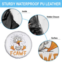 F Quack F Duck Lover Spare Tire Cover Funny Farm Gift - Wonder Print Shop