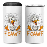 F Quack F Duck Lover 4 in 1 Can Cooler Tumbler Funny Farm Gift - Wonder Print Shop