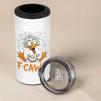 F Quack F Duck Lover 4 in 1 Can Cooler Tumbler Funny Farm Gift - Wonder Print Shop