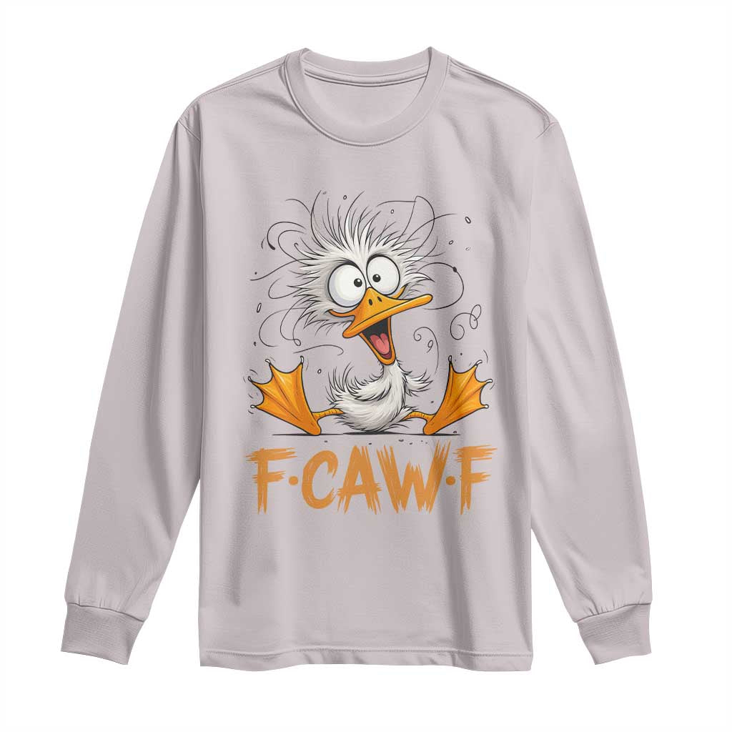 F Quack F Duck Lover Long Sleeve Shirt Funny Farm Gift - Wonder Print Shop