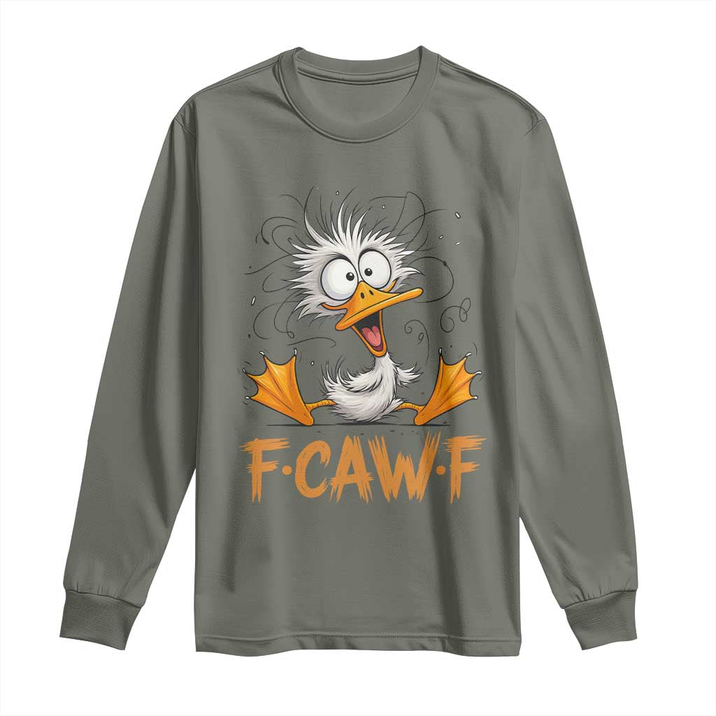 F Quack F Duck Lover Long Sleeve Shirt Funny Farm Gift - Wonder Print Shop