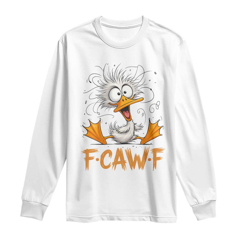 F Quack F Duck Lover Long Sleeve Shirt Funny Farm Gift - Wonder Print Shop