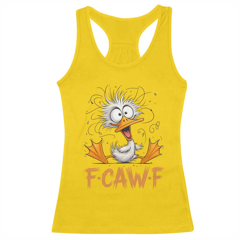 F Quack F Duck Lover Racerback Tank Top Funny Farm Gift - Wonder Print Shop