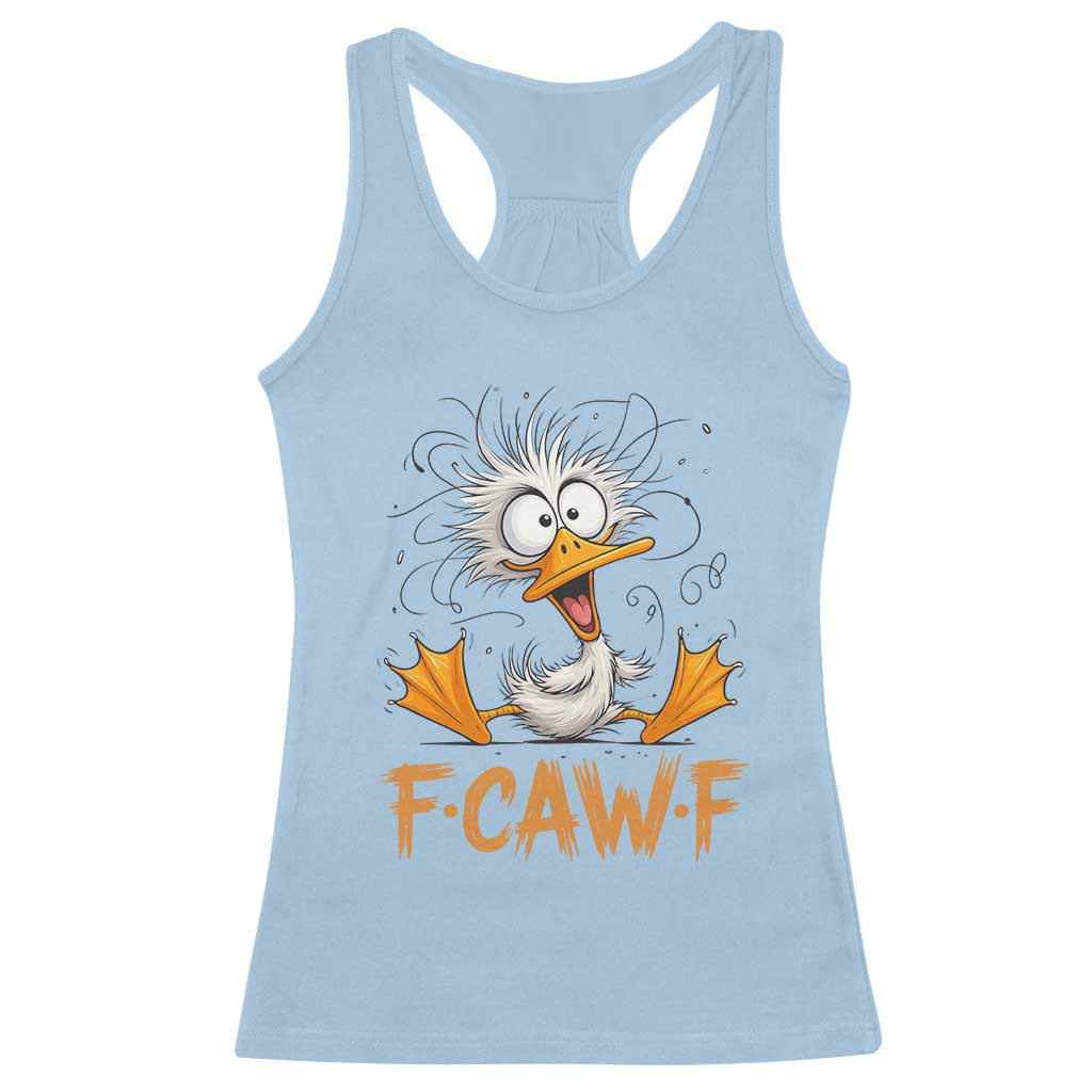 F Quack F Duck Lover Racerback Tank Top Funny Farm Gift - Wonder Print Shop