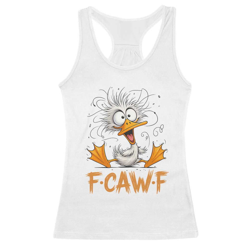 F Quack F Duck Lover Racerback Tank Top Funny Farm Gift - Wonder Print Shop