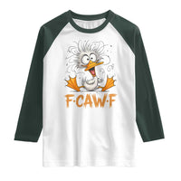 F Quack F Duck Lover Raglan Shirt Funny Farm Gift - Wonder Print Shop