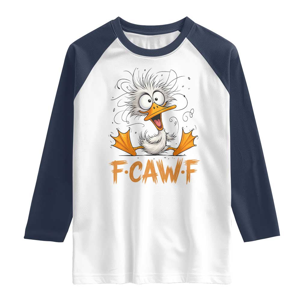 F Quack F Duck Lover Raglan Shirt Funny Farm Gift - Wonder Print Shop
