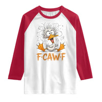 F Quack F Duck Lover Raglan Shirt Funny Farm Gift - Wonder Print Shop