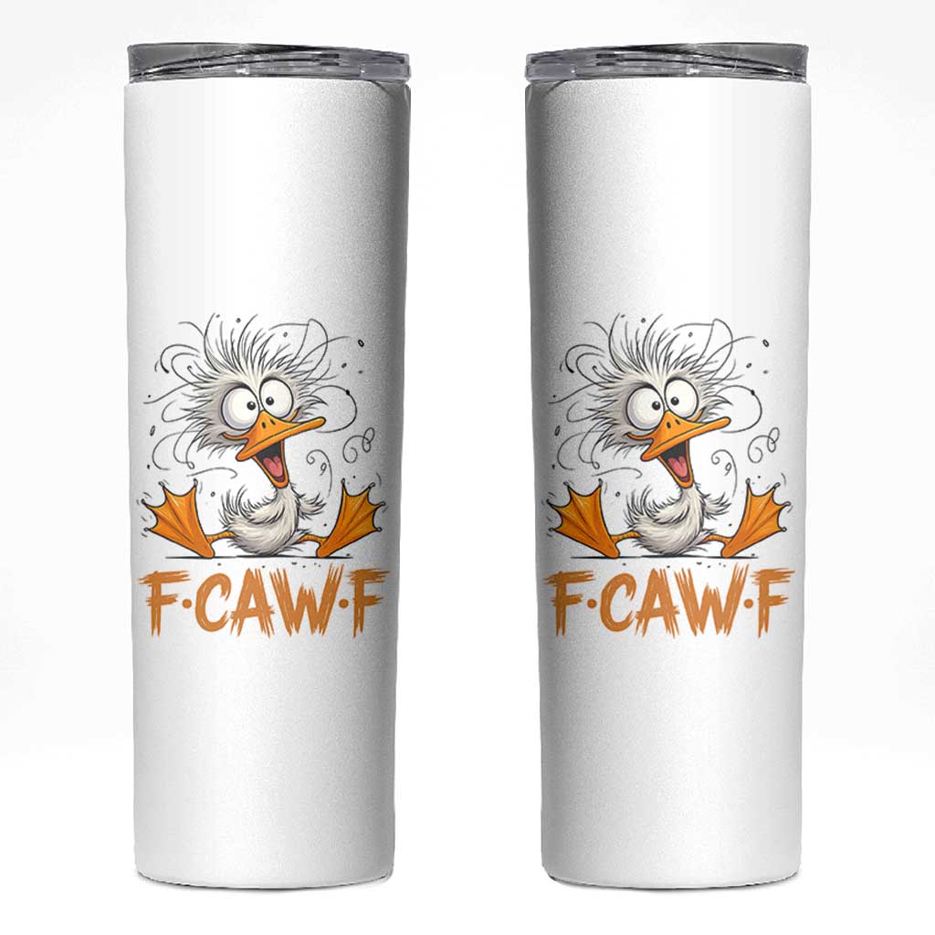 F Quack F Duck Lover Skinny Tumbler Funny Farm Gift - Wonder Print Shop