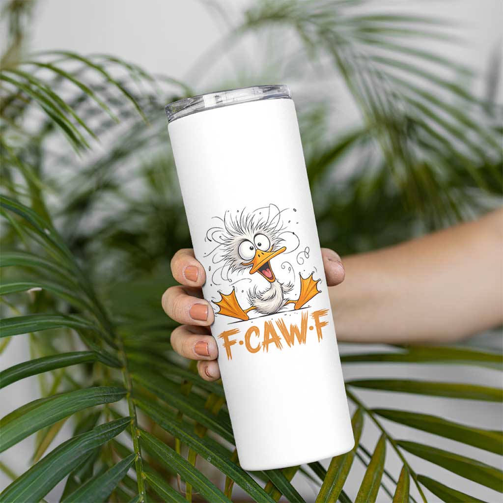 F Quack F Duck Lover Skinny Tumbler Funny Farm Gift - Wonder Print Shop