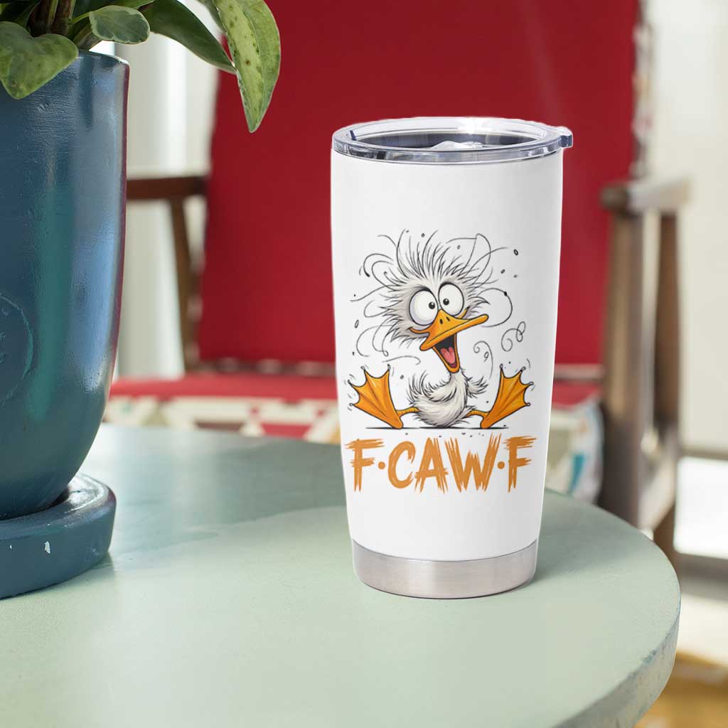F Quack F Duck Lover Tumbler Cup Funny Farm Gift - Wonder Print Shop