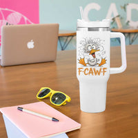 F Quack F Duck Lover Tumbler With Handle Funny Farm Gift - Wonder Print Shop