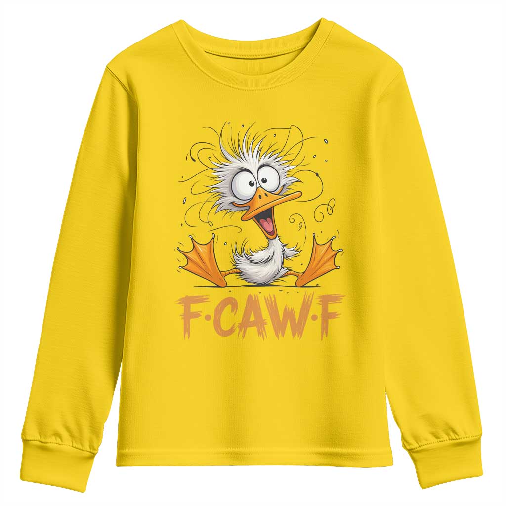 F Quack F Duck Lover Youth Sweatshirt Funny Farm Gift - Wonder Print Shop