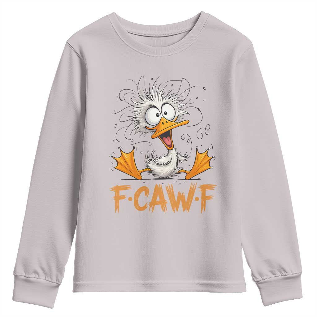 F Quack F Duck Lover Youth Sweatshirt Funny Farm Gift - Wonder Print Shop