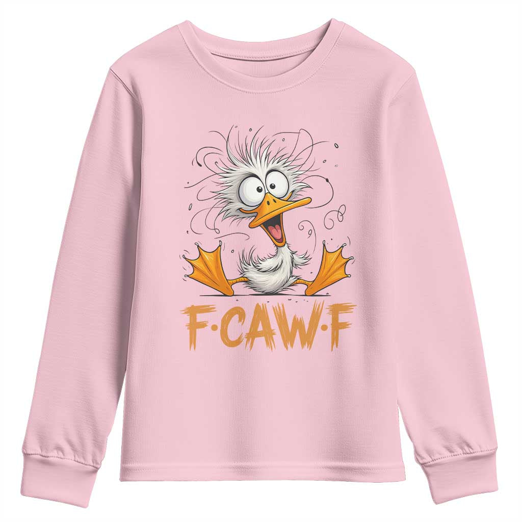 F Quack F Duck Lover Youth Sweatshirt Funny Farm Gift - Wonder Print Shop