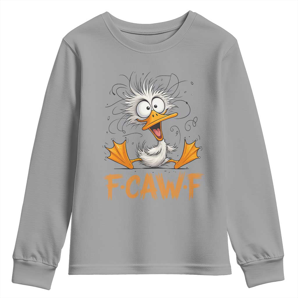 F Quack F Duck Lover Youth Sweatshirt Funny Farm Gift - Wonder Print Shop
