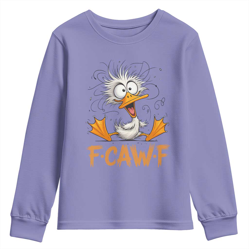 F Quack F Duck Lover Youth Sweatshirt Funny Farm Gift - Wonder Print Shop