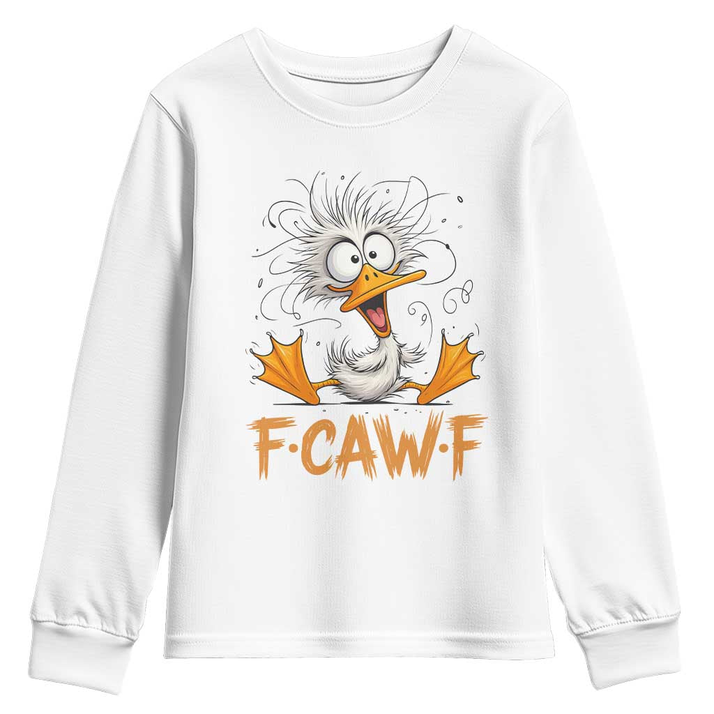 F Quack F Duck Lover Youth Sweatshirt Funny Farm Gift - Wonder Print Shop