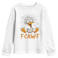 F Quack F Duck Lover Youth Sweatshirt Funny Farm Gift - Wonder Print Shop