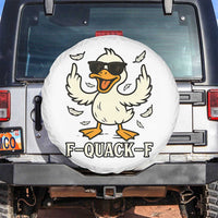 Funny F Quack F Silly Duck Sarcastic Joke Gift Spare Tire Cover - Wonder Print Shop